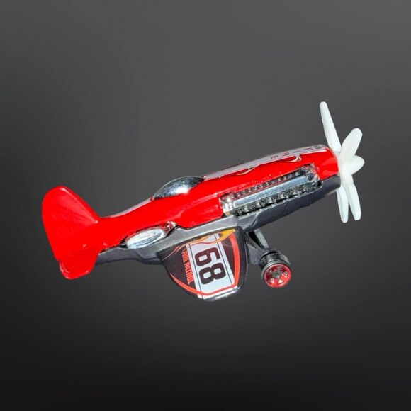 2003 Hot Wheels C2719 Fire Patrol 68 Propeller Plane Die Cast Airplane Diecast - Picture 4 of 7